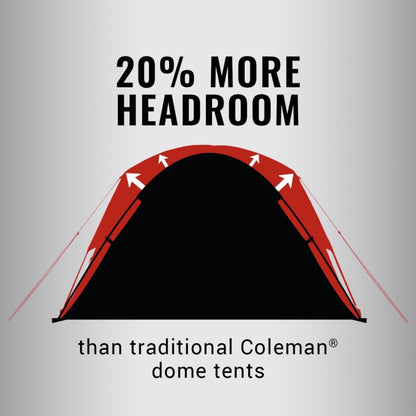 Dark Room Camping Tent with Rainfly & Quick Setup