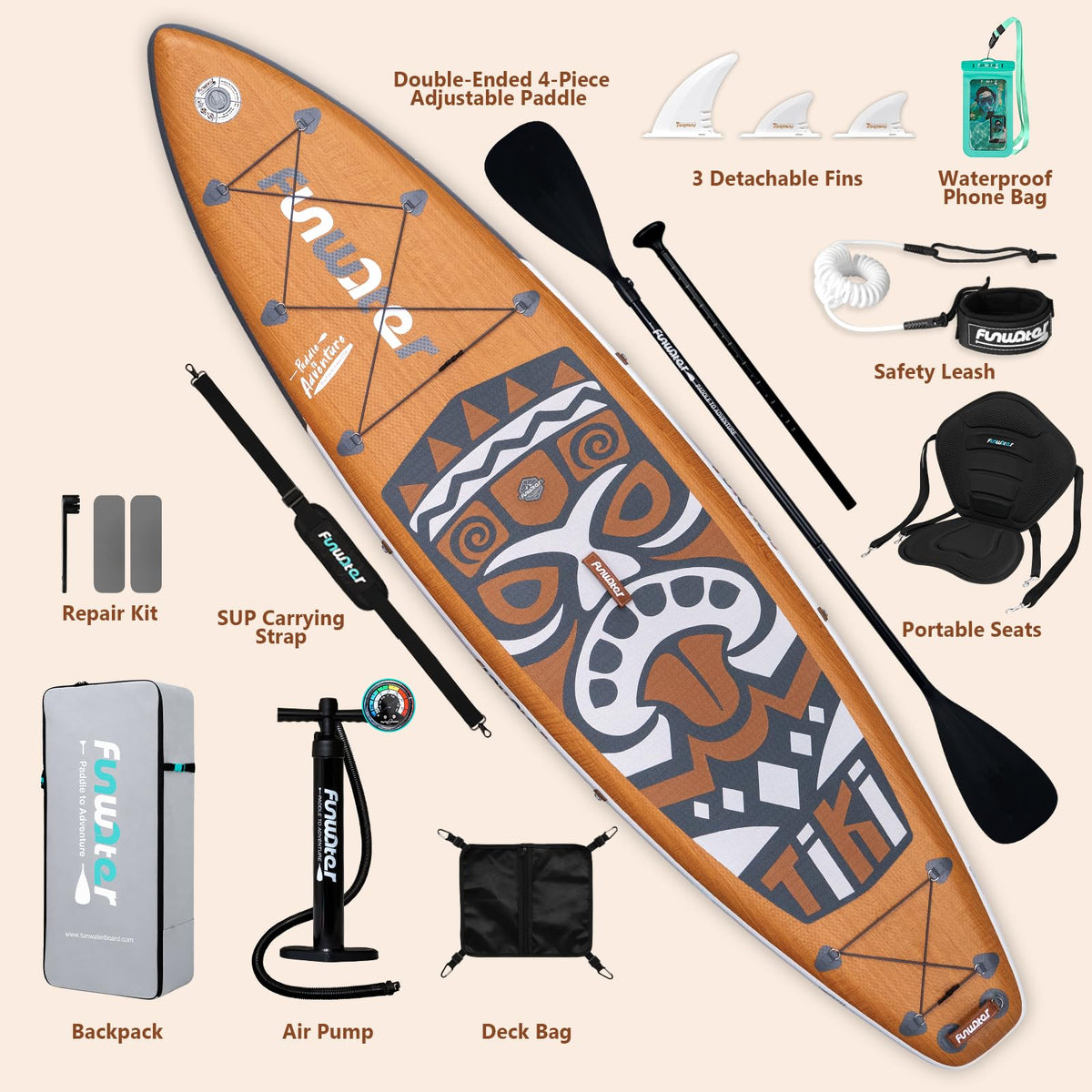 Inflatable Stand Up Paddle Board for Beginners
