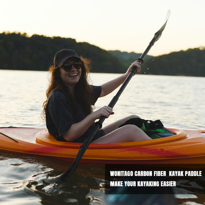 Lightweight Adjustable Carbon Fiber Kayak Paddle