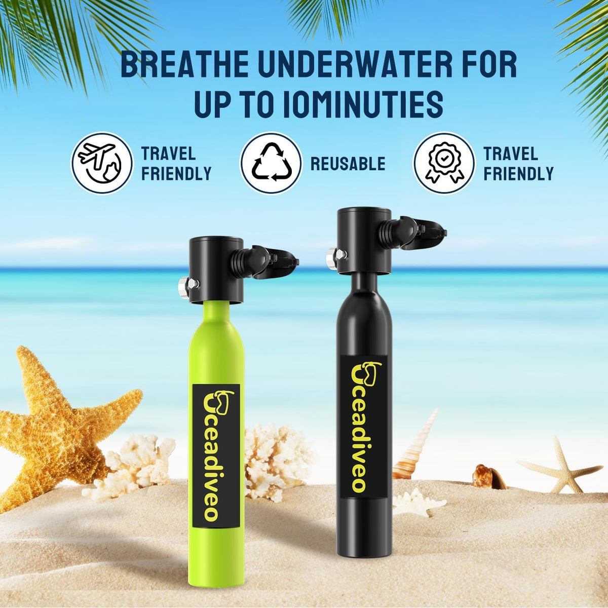 Mini Scuba Tank with Pump for Underwater Exploration