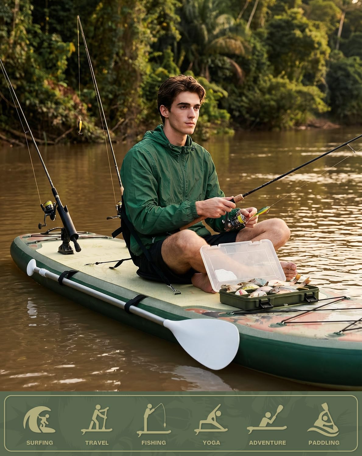 Stable Inflatable Paddle Board With Accessories