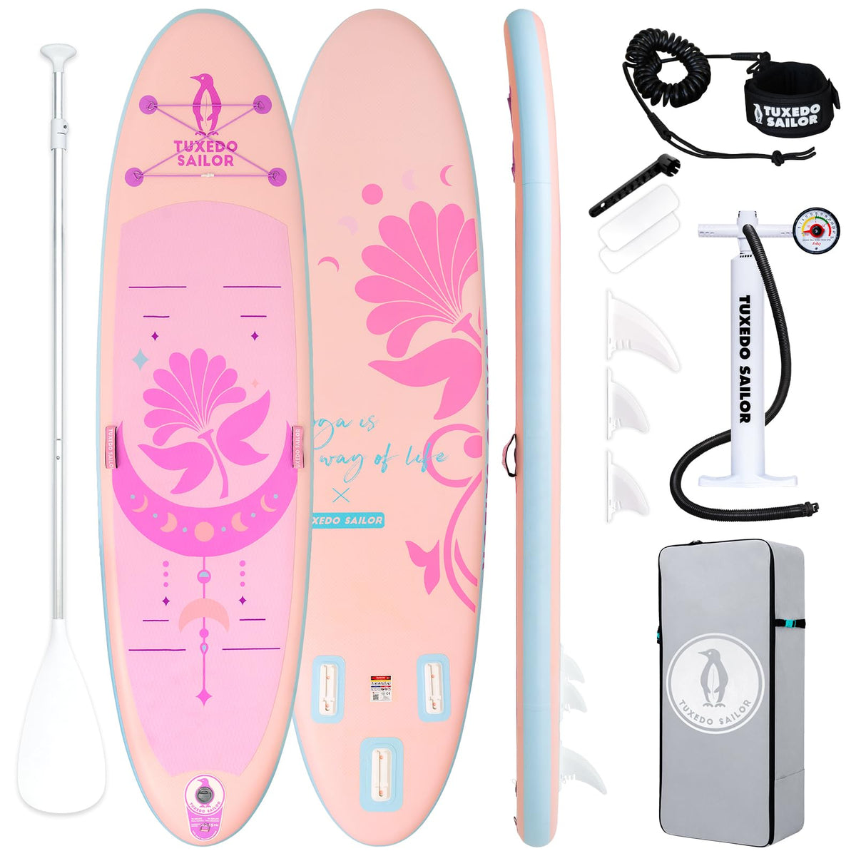 Stable Inflatable Paddle Board With Accessories