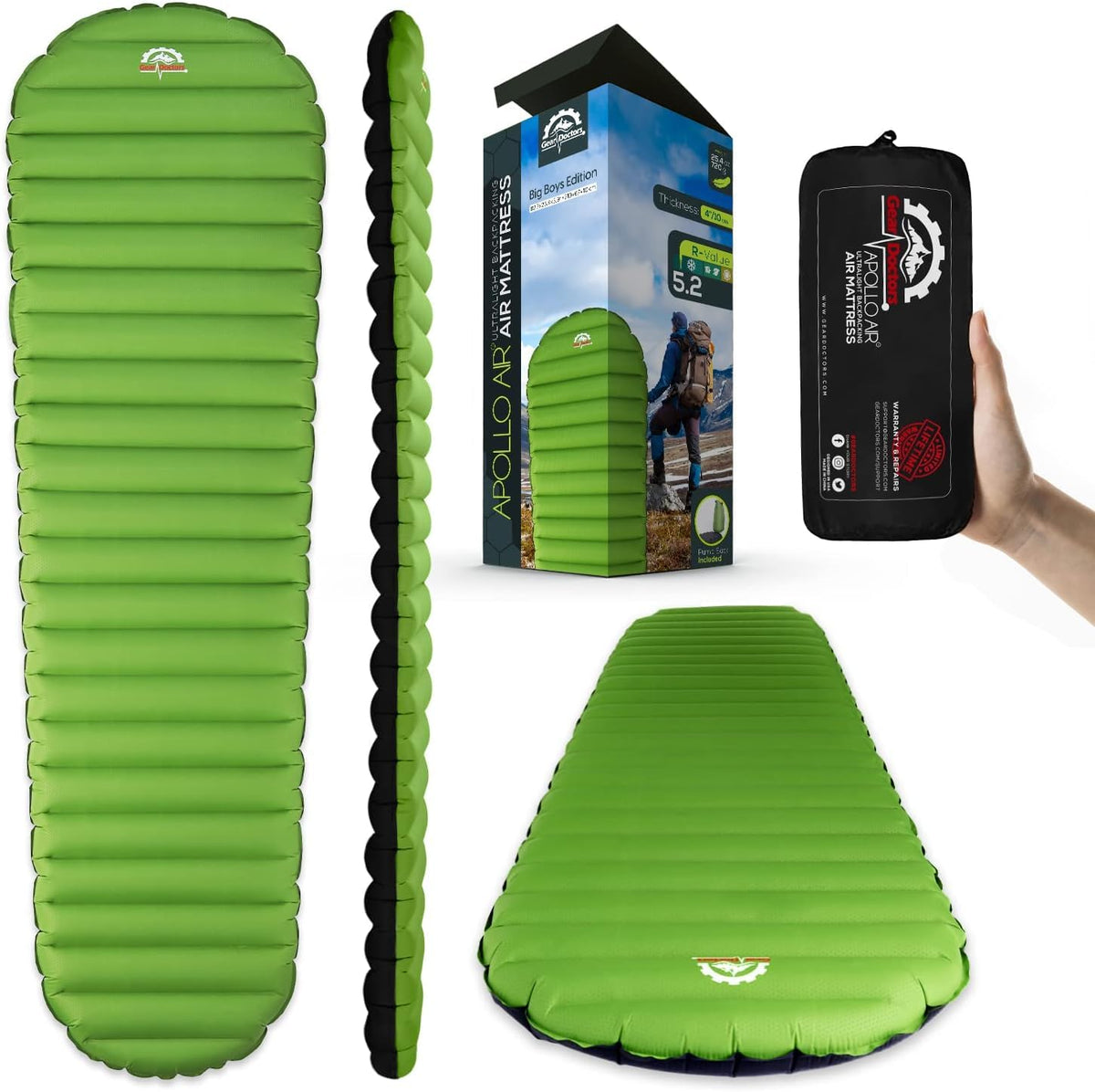 Self-Inflating 4-Season Camping Sleeping Pad