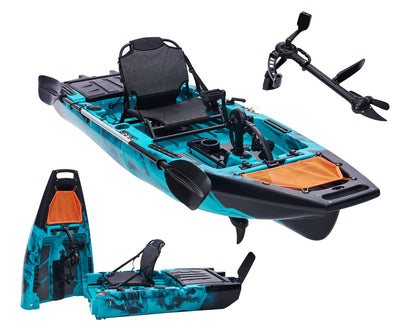 Modular Fishing Kayak with Pedal Drive System