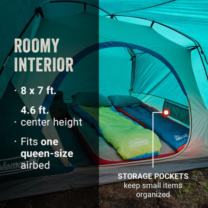 4–6 Person Weatherproof Camping Tent with Vestibule