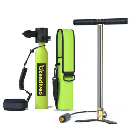 Mini Scuba Tank with Pump for Underwater Exploration