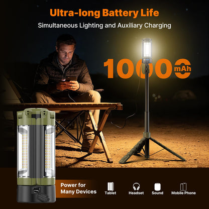 Rechargeable Camping Light With Stand & Remote