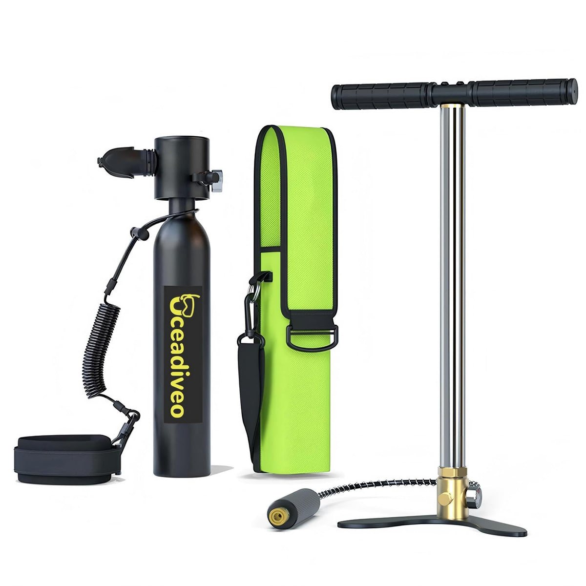 Mini Scuba Tank with Pump for Underwater Exploration