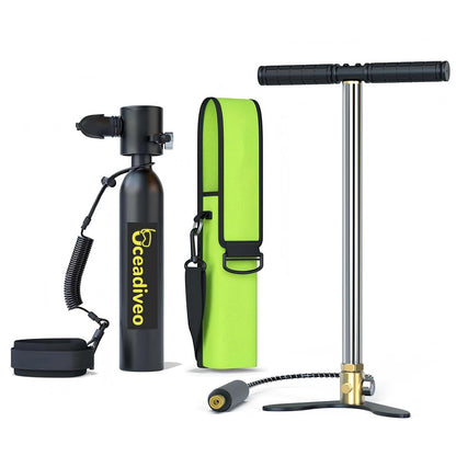 Mini Scuba Tank with Pump for Underwater Exploration