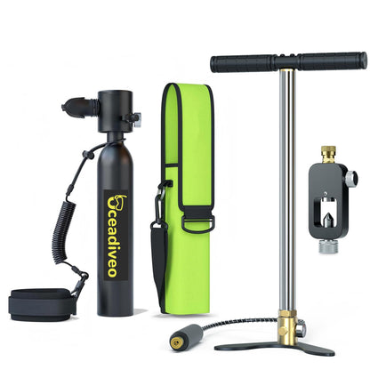 Mini Scuba Tank with Pump for Underwater Exploration