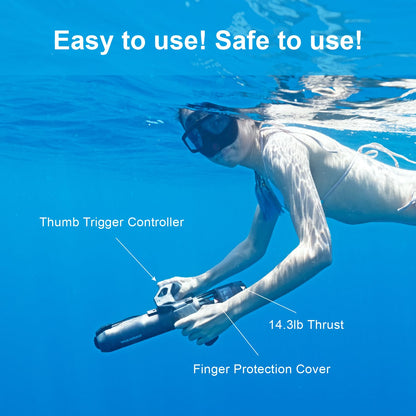 Portable Underwater Scooter for Diving & Snorkeling