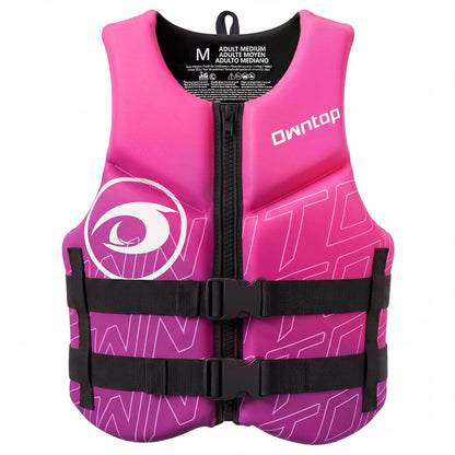 Adult Neoprene Swim Vest with Adjustable Buckles