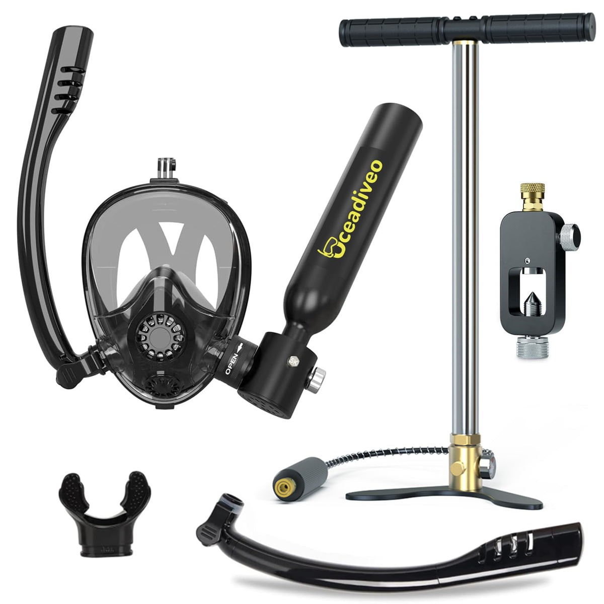 Mini Scuba Tank with Pump for Underwater Exploration