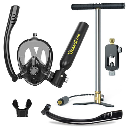 Mini Scuba Tank with Pump for Underwater Exploration