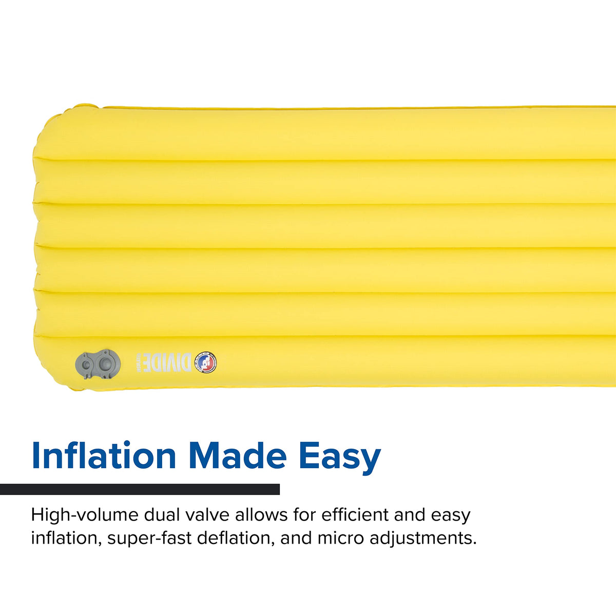 Air Chamber Sleeping Pad for Camping & Backpacking