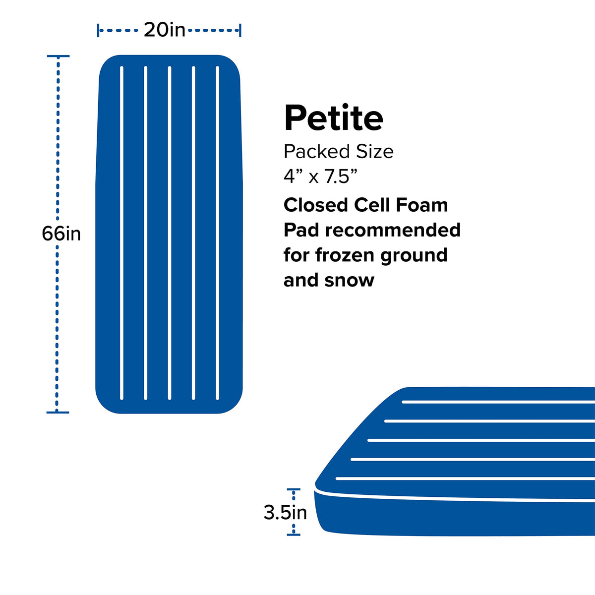 Air Chamber Sleeping Pad for Camping & Backpacking