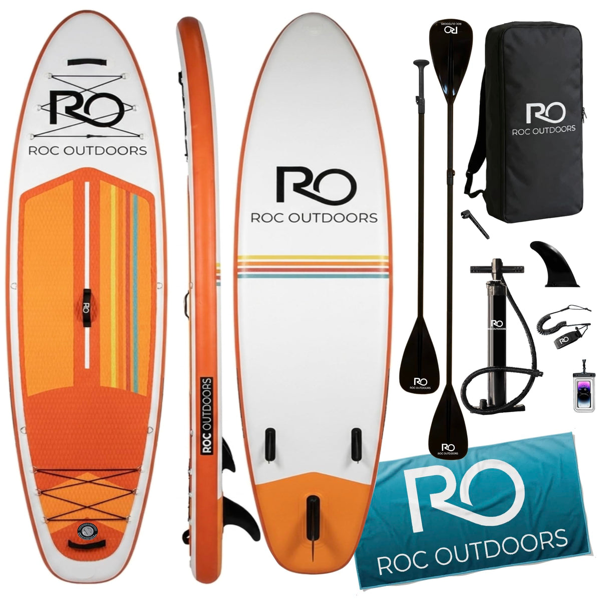 Inflatable Stand Up Paddle Board With Non-Slip Deck