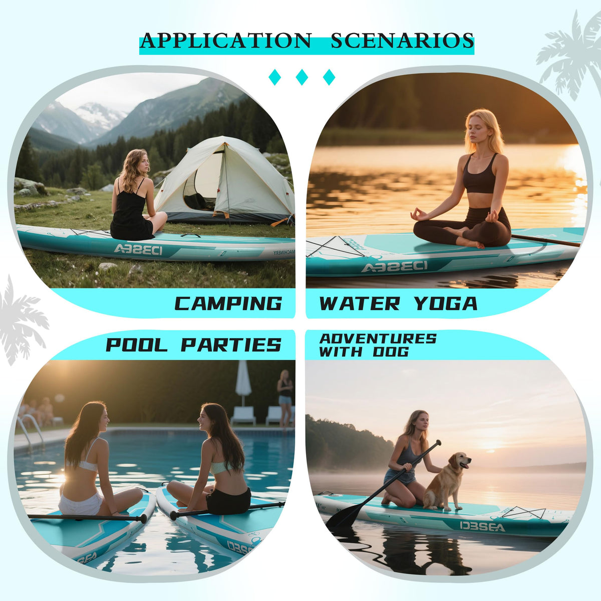 Extra Wide Inflatable Stand Up Paddle Board