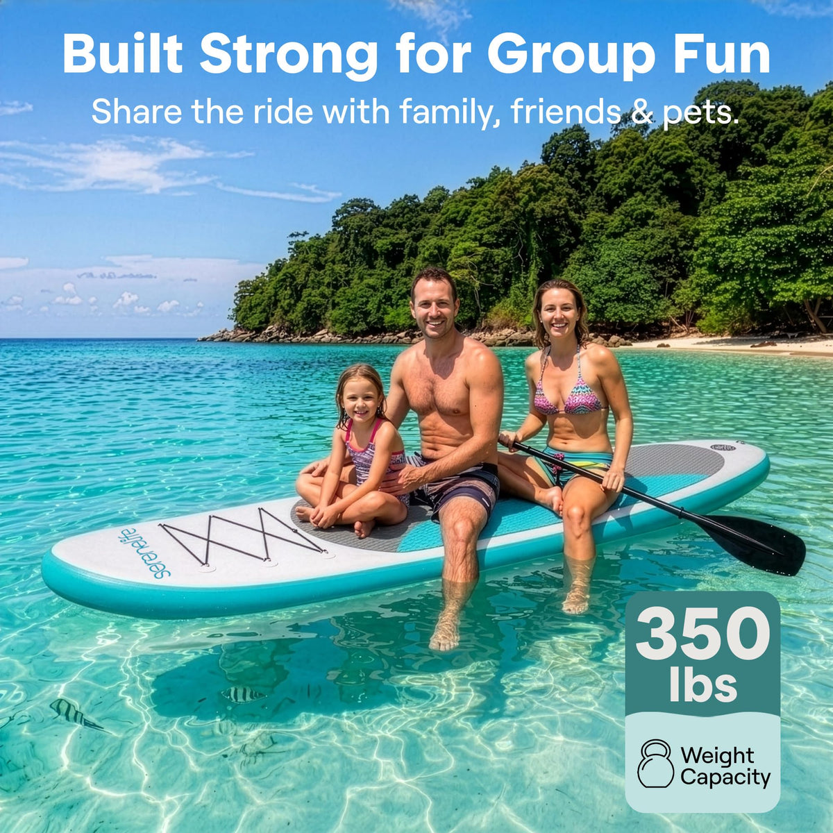 Inflatable Stand Up Paddle Board With Stable Deck
