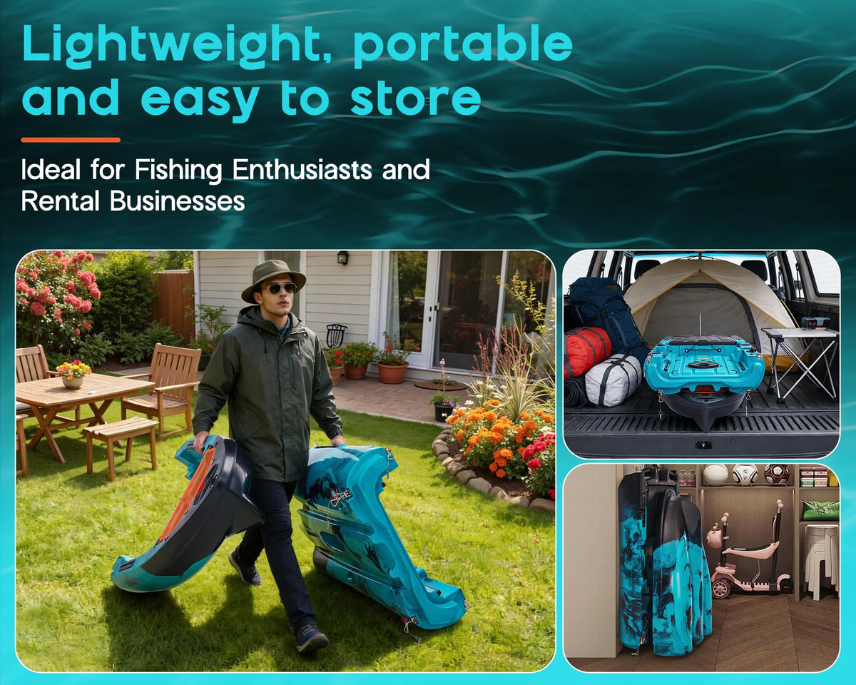 Modular Fishing Kayak with Pedal Drive System