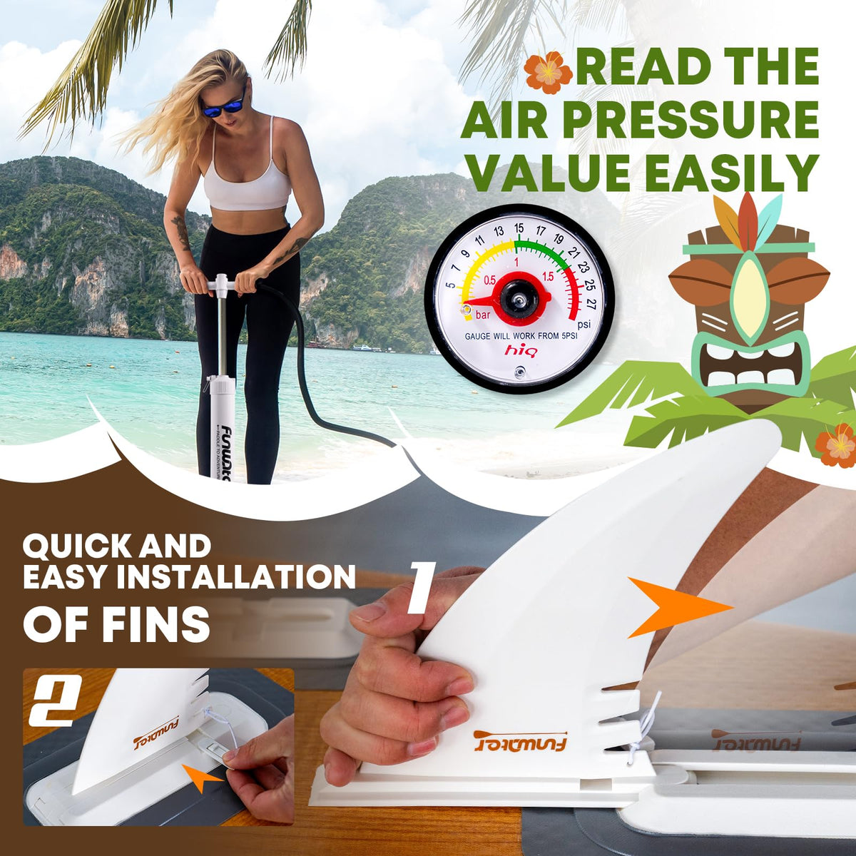 Inflatable Stand Up Paddle Board for Beginners