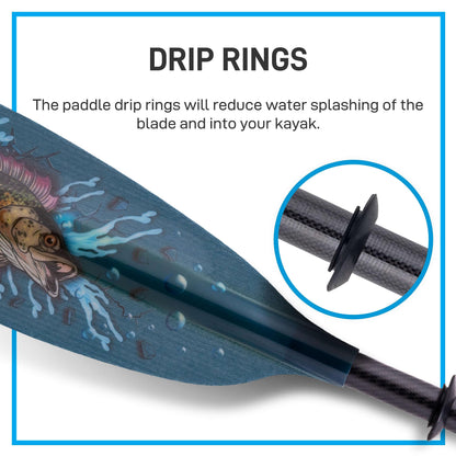 Adjustable Carbon Fiber Kayak Paddle