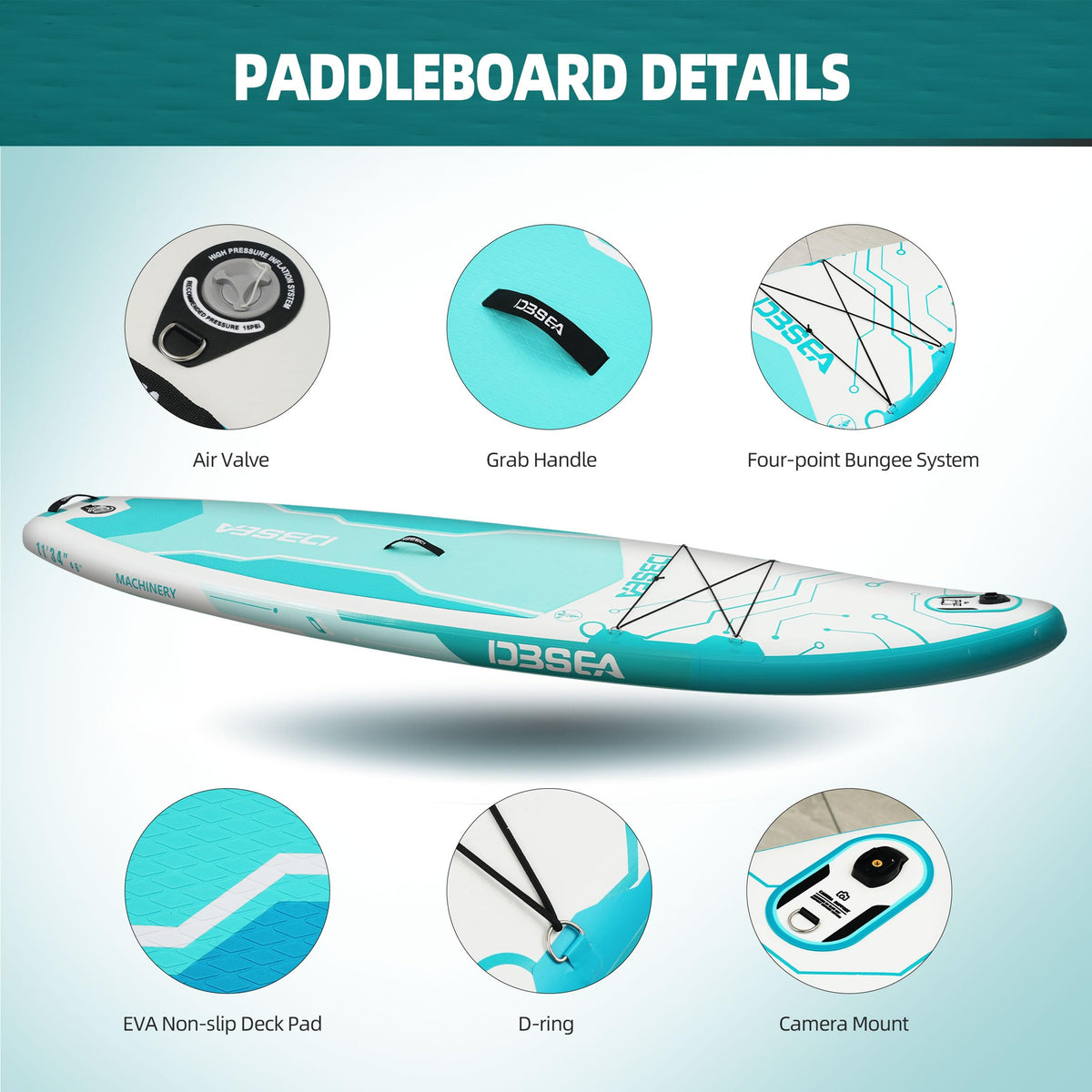 Extra Wide Inflatable Stand Up Paddle Board