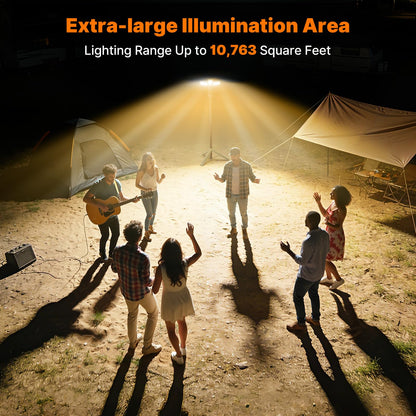 Rechargeable Camping Light With Stand & Remote