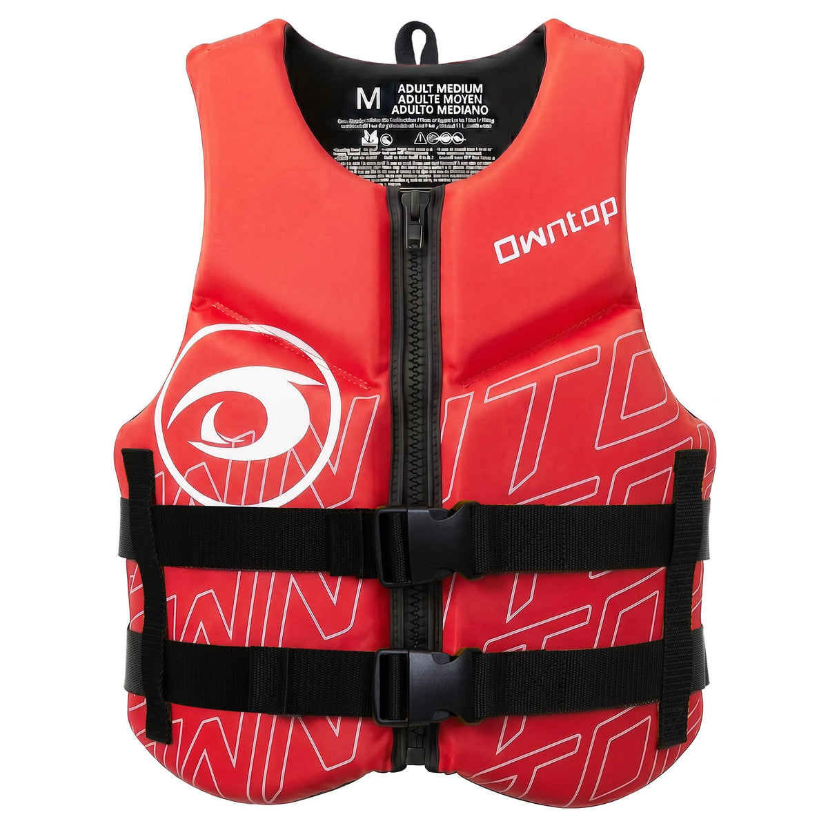 Adult Neoprene Swim Vest with Adjustable Buckles