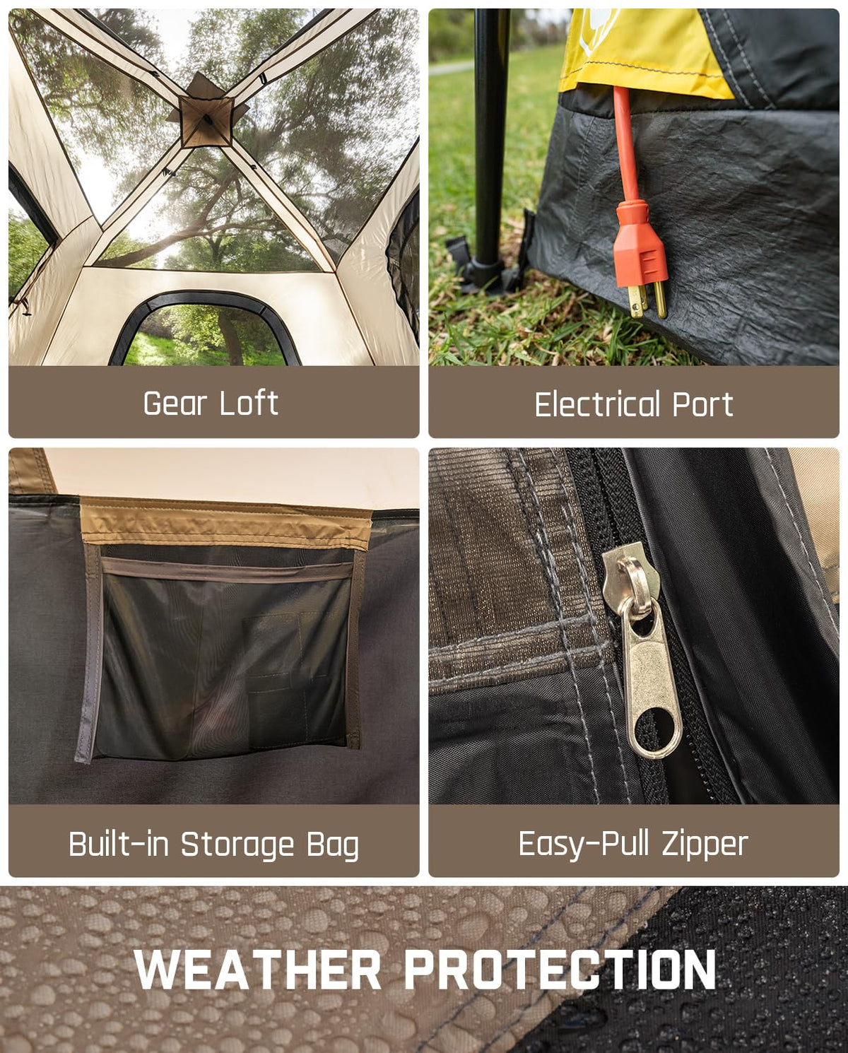 Instant Camping Tent with 60-Second Setup