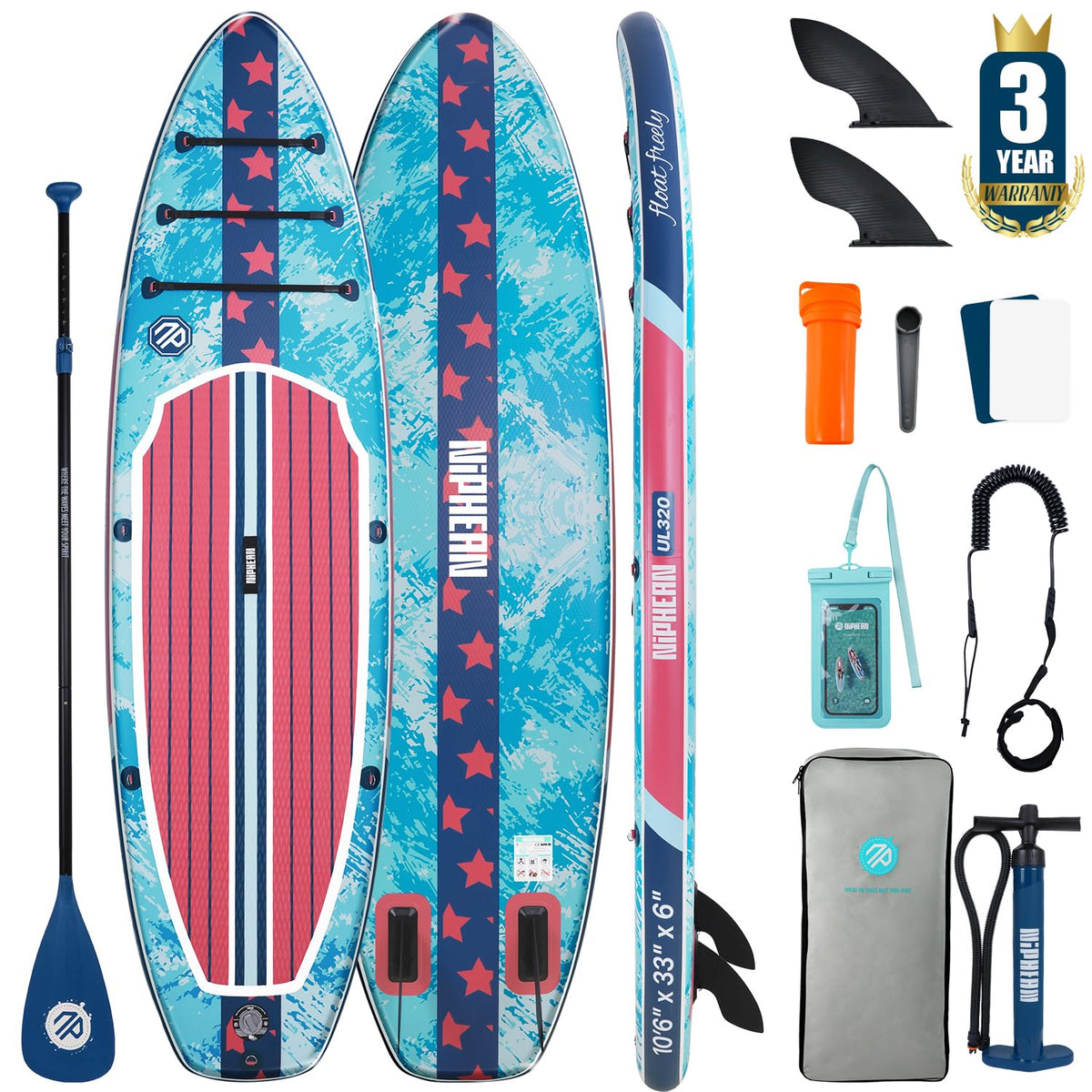 Inflatable Stand Up Paddle Board With Accessories