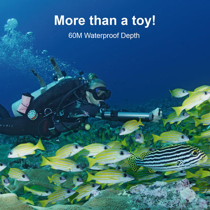 Portable Underwater Scooter for Diving & Snorkeling