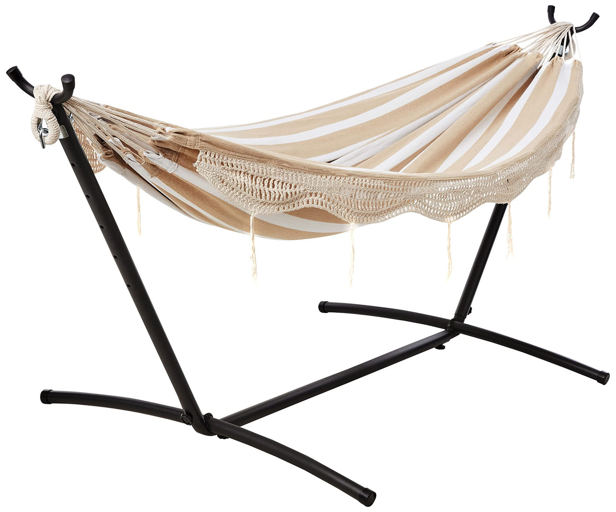 Double Hammock with 9-Foot Steel Stand & Carry Case
