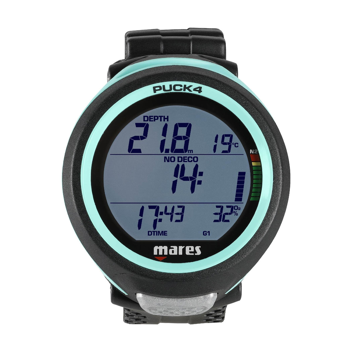 Wrist Dive Computer with One-Button Control