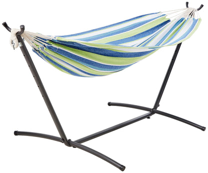 Double Hammock with 9-Foot Steel Stand & Carry Case