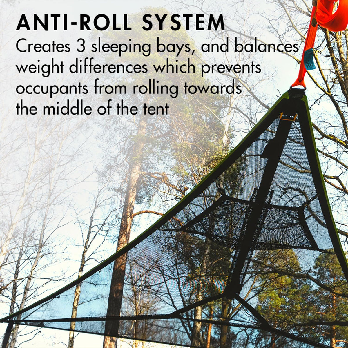 Giant Tree Hammock for 3–6 Adults with Central Hatch