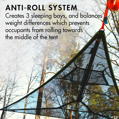 Giant Tree Hammock for 3–6 Adults with Central Hatch