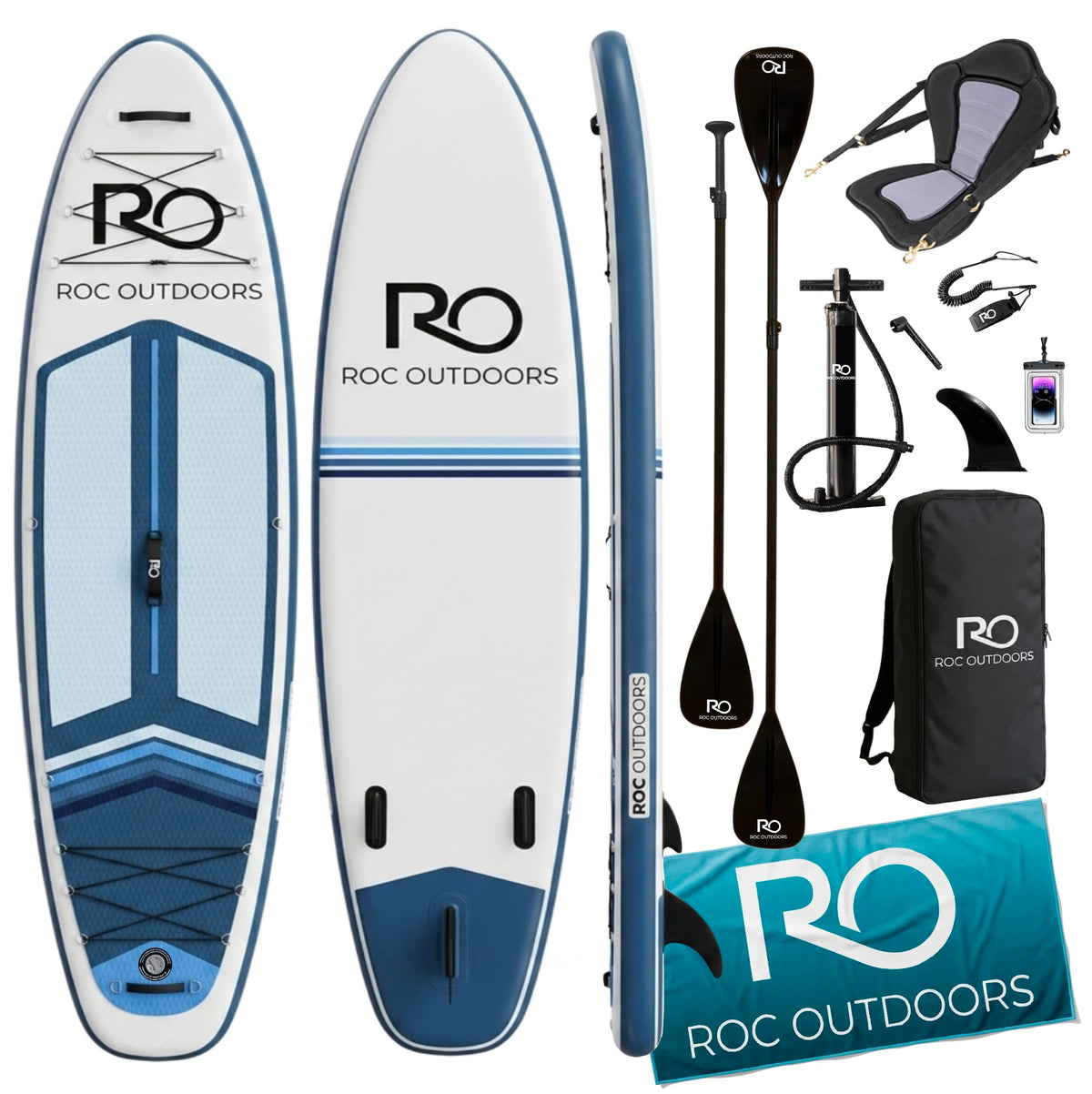 Inflatable Stand Up Paddle Board With Non-Slip Deck