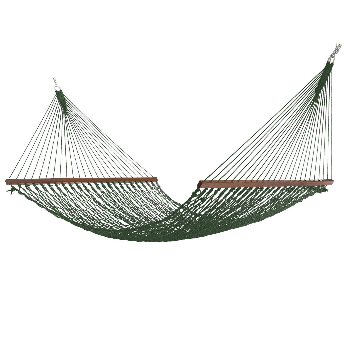 DuraCord Rope Hammock with Tree Hooks & Chains