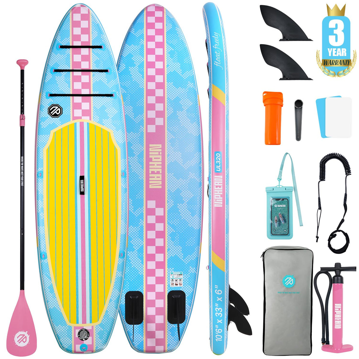 Inflatable Stand Up Paddle Board With Accessories