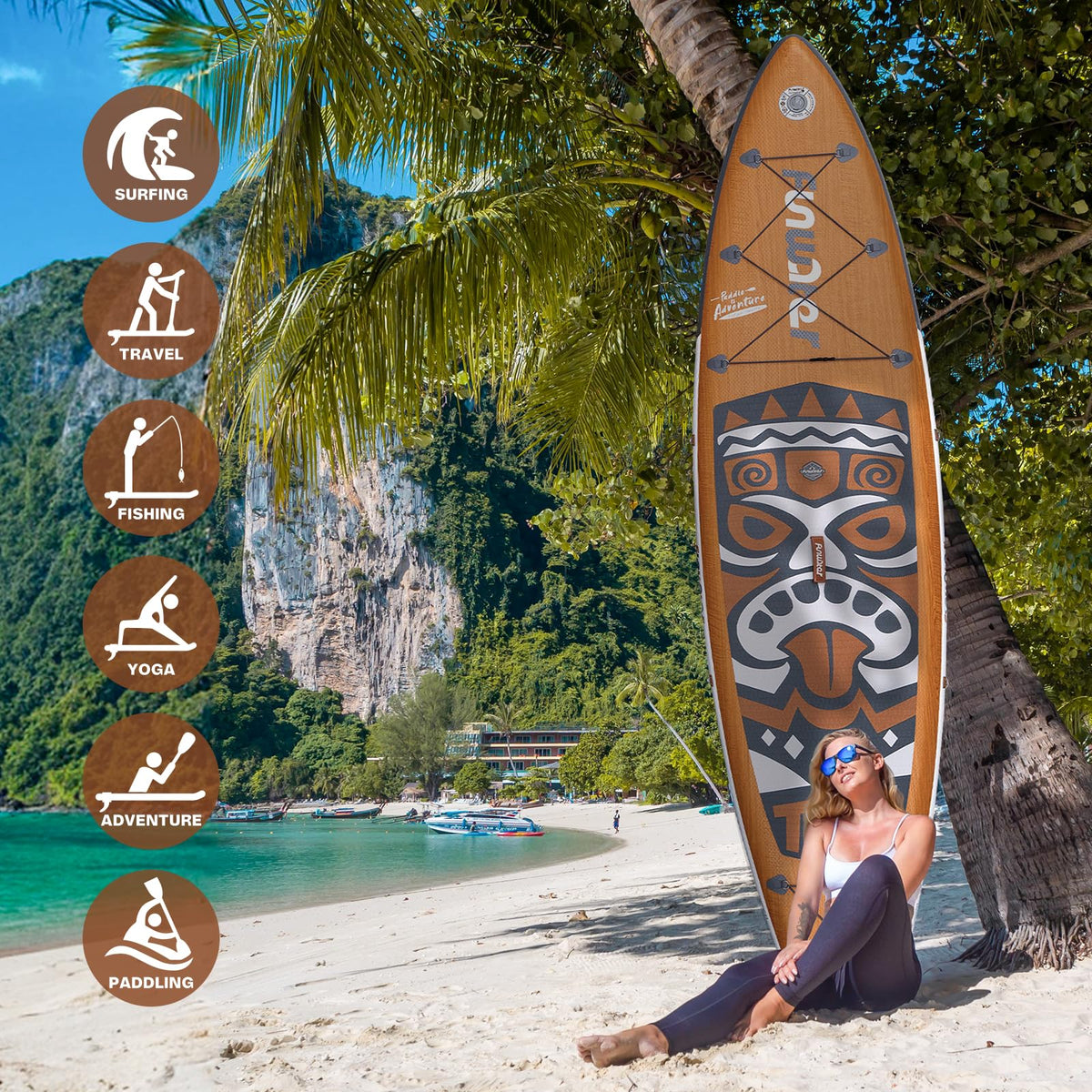 Inflatable Stand Up Paddle Board for Beginners