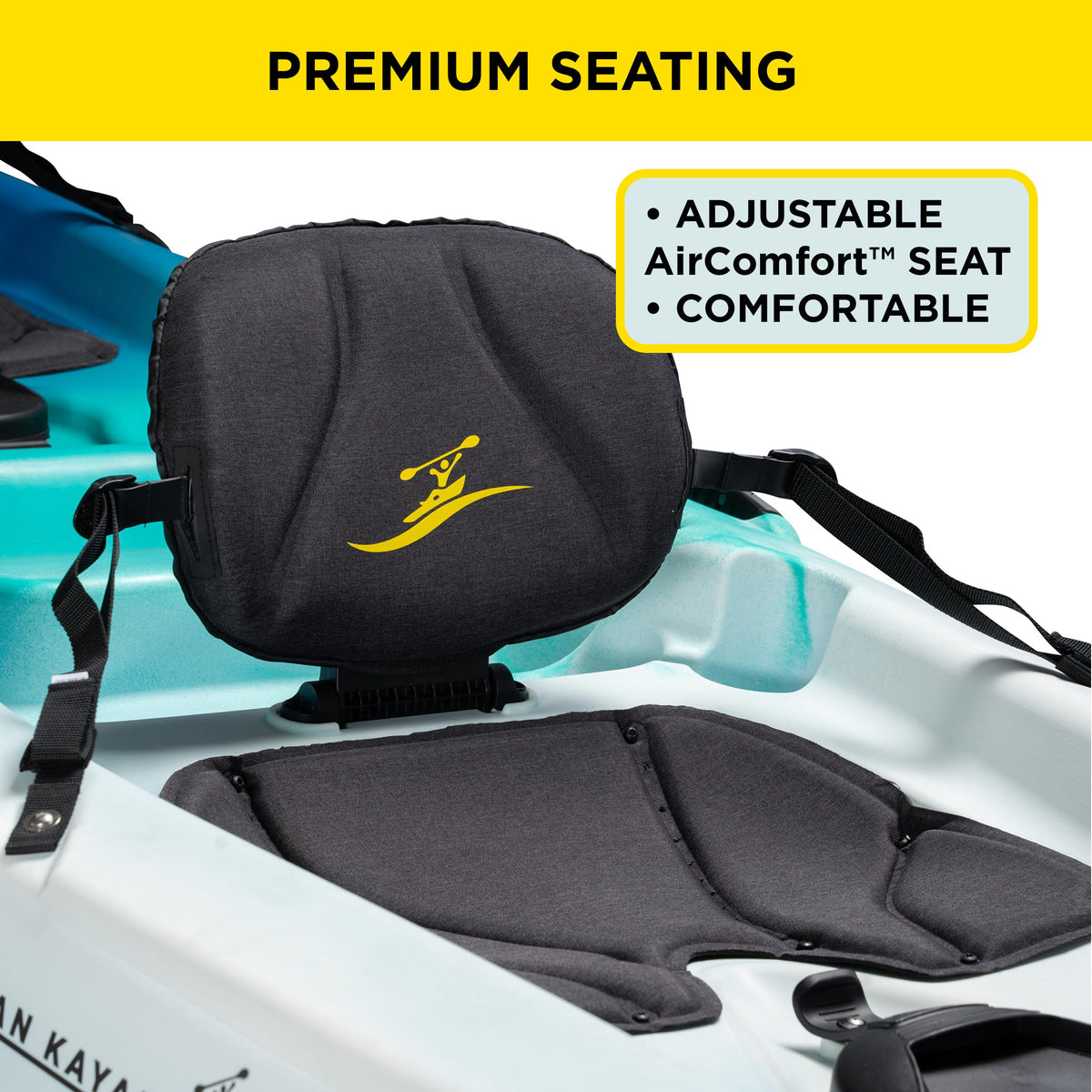 12-Ft 2-Person Sit-On-Top Recreational Kayak