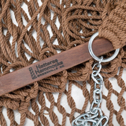 DuraCord Rope Hammock with Tree Hooks & Chains